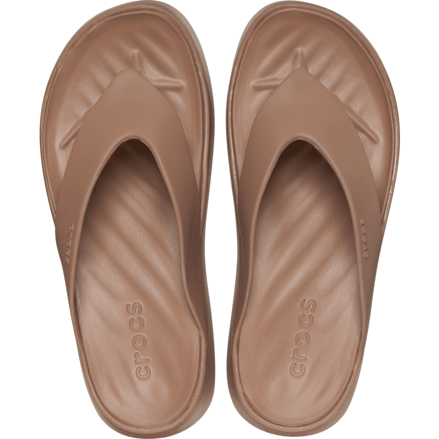Latte Getaway Platform Flip - Top - Crocs
