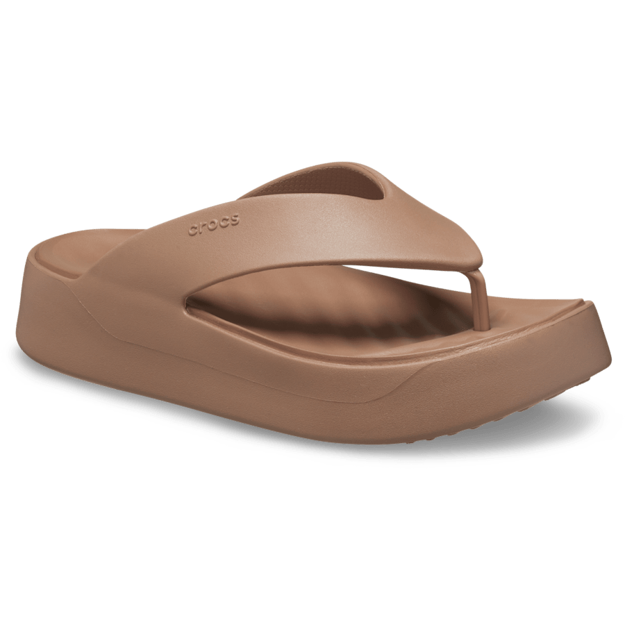 Latte Getaway Platform Flip - Angle - Crocs