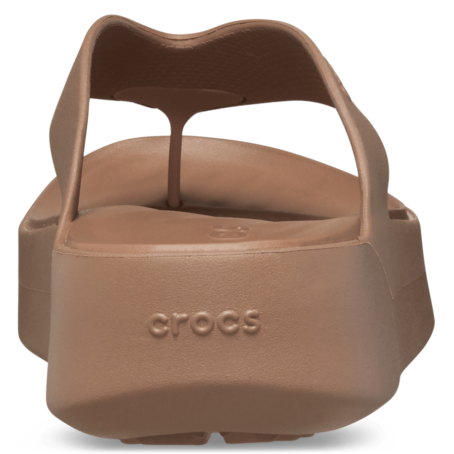 Latte Getaway Platform Flip - Back - Crocs