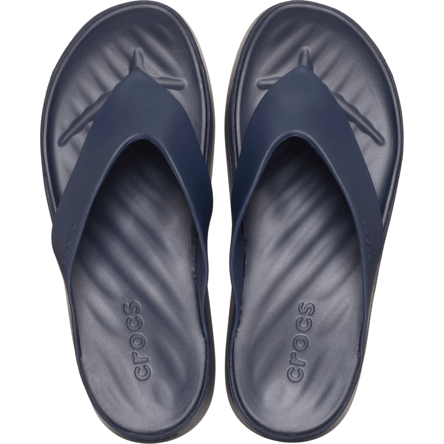 Navy Getaway Platform Flip - Top - Crocs