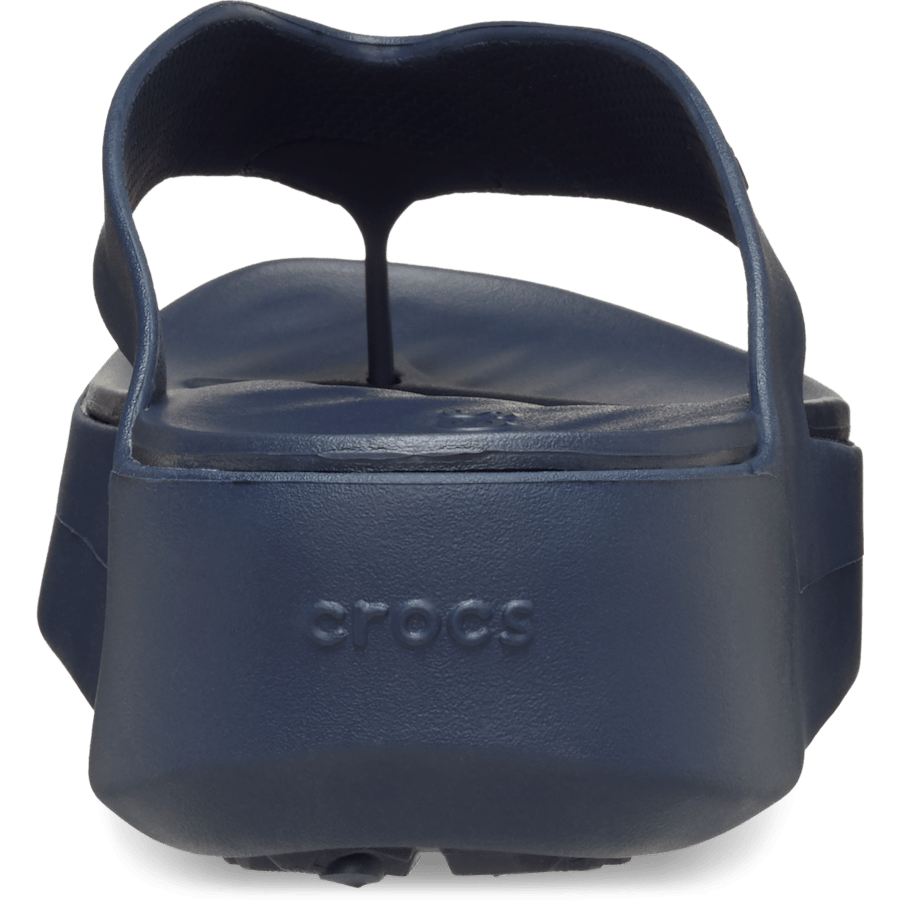Navy Getaway Platform Flip - Back - Crocs