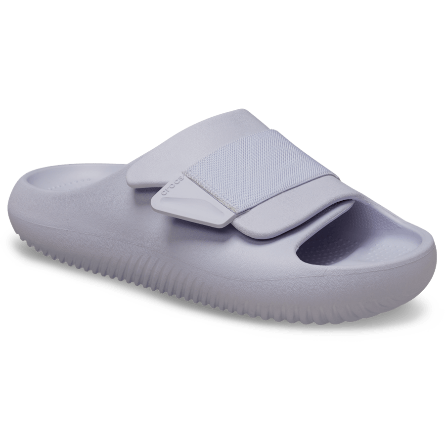 Purple Moon Mellow Luxe Recovery Slide - Angle - Crocs