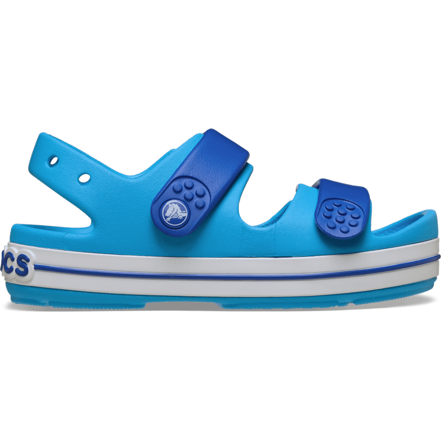 Venetian/Blue Bolt Kids' Crocband™ Cruiser Sandal - Side - Crocs
