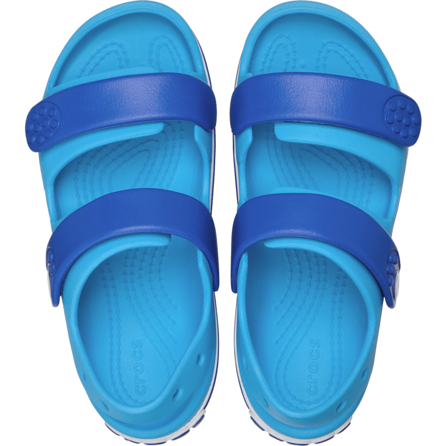 Venetian/Blue Bolt Kids' Crocband™ Cruiser Sandal - Top - Crocs