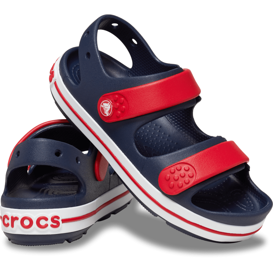 Navy / Varsity Red Toddler Crocband™ Cruiser Sandal - Pair - Crocs