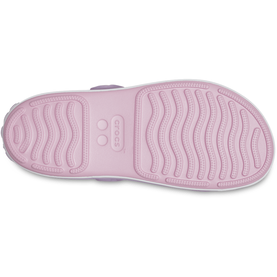 Ballerina / Lavender Toddler Crocband™ Cruiser Sandal - Bottom - Crocs