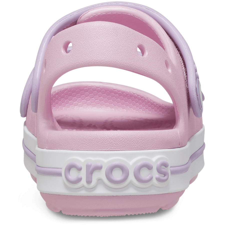 Ballerina / Lavender Toddler Crocband™ Cruiser Sandal - Back - Crocs
