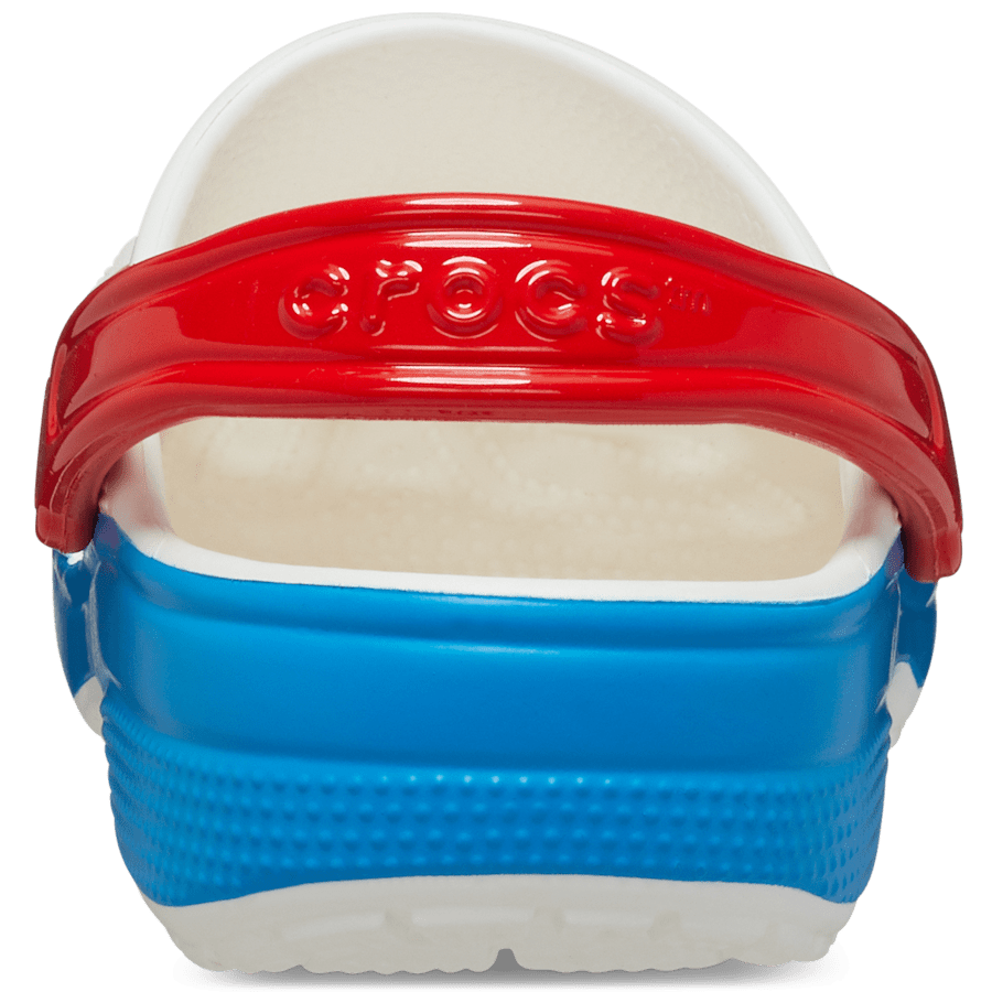 White Hello Kitty Classic Clog - Back - Crocs