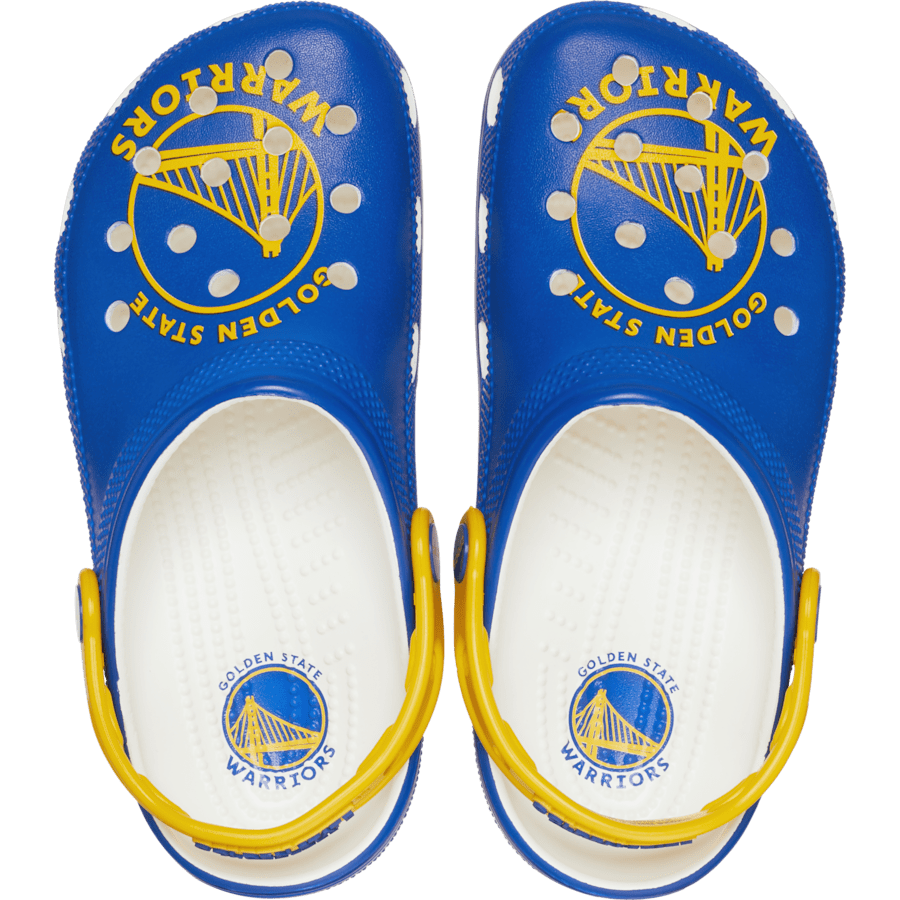 White NBA Golden State Warriors Classic Clog - Top - Crocs