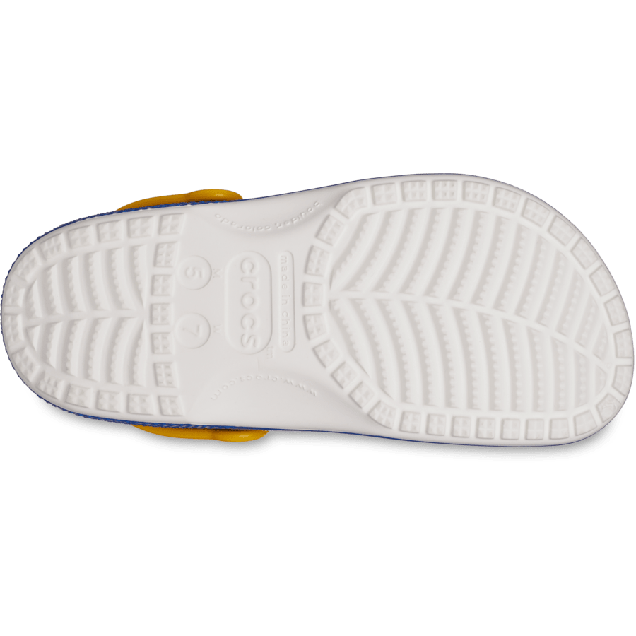 White NBA Golden State Warriors Classic Clog - Bottom - Crocs