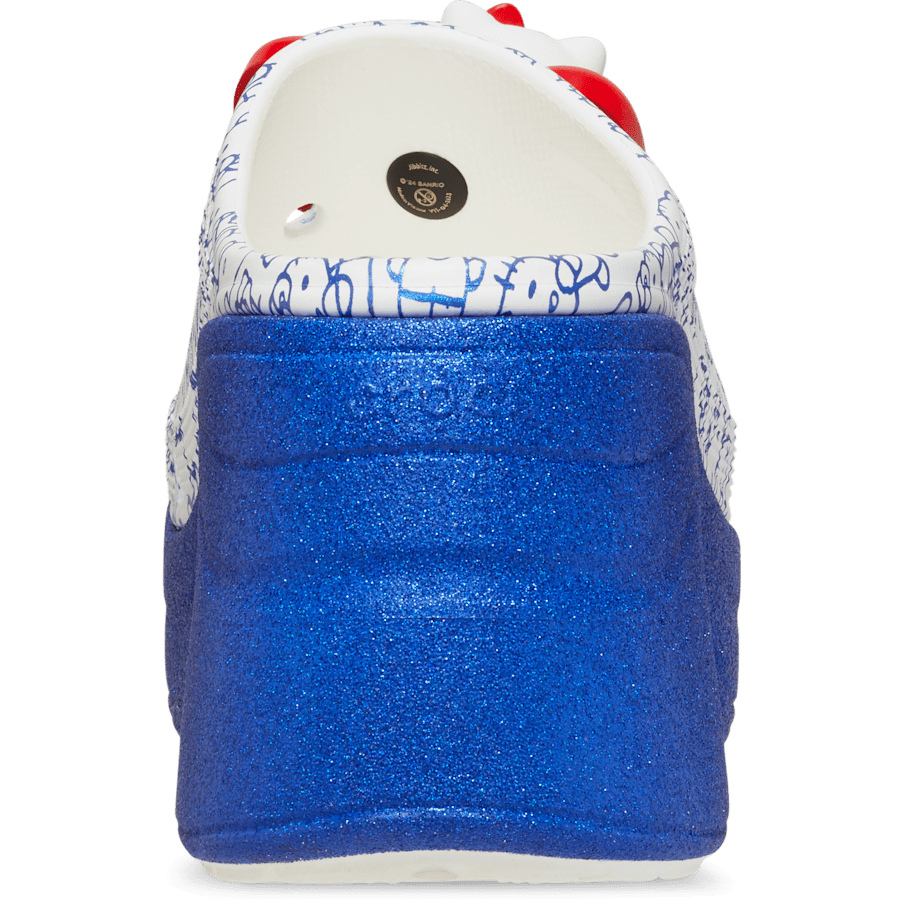 White Hello Kitty Siren Clog - Back - Crocs