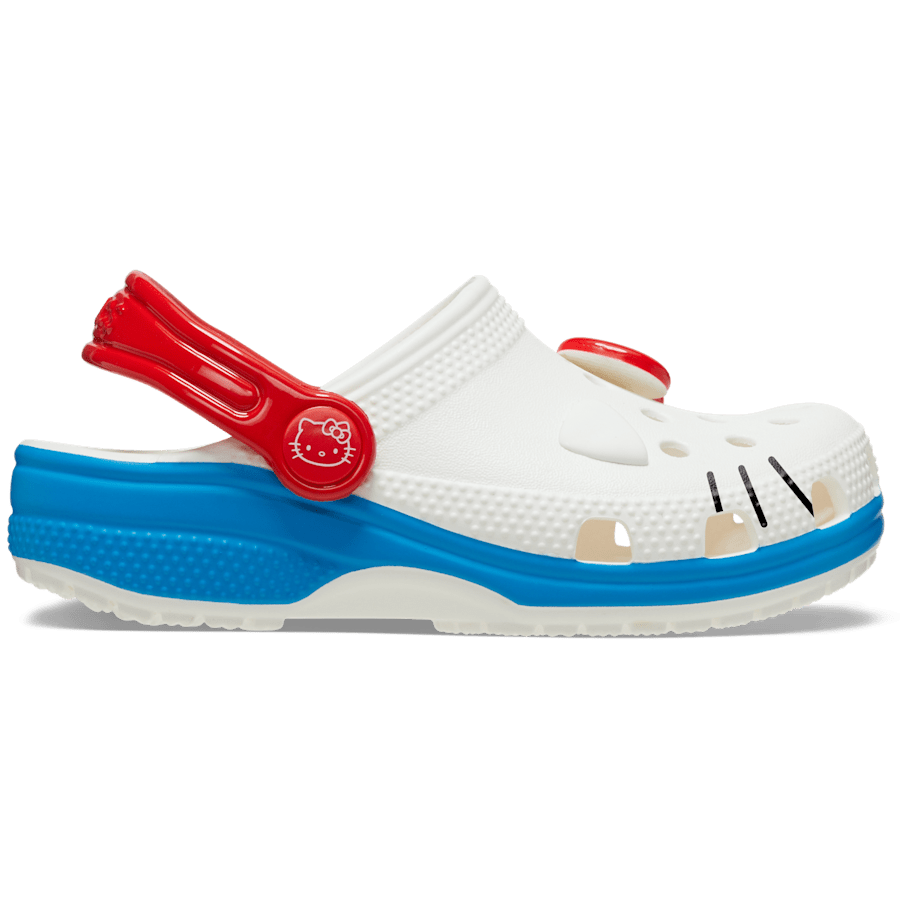 White Kids' Hello Kitty Classic Clog - Top - Crocs