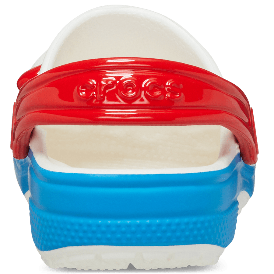 White Kids' Hello Kitty Classic Clog - Back - Crocs
