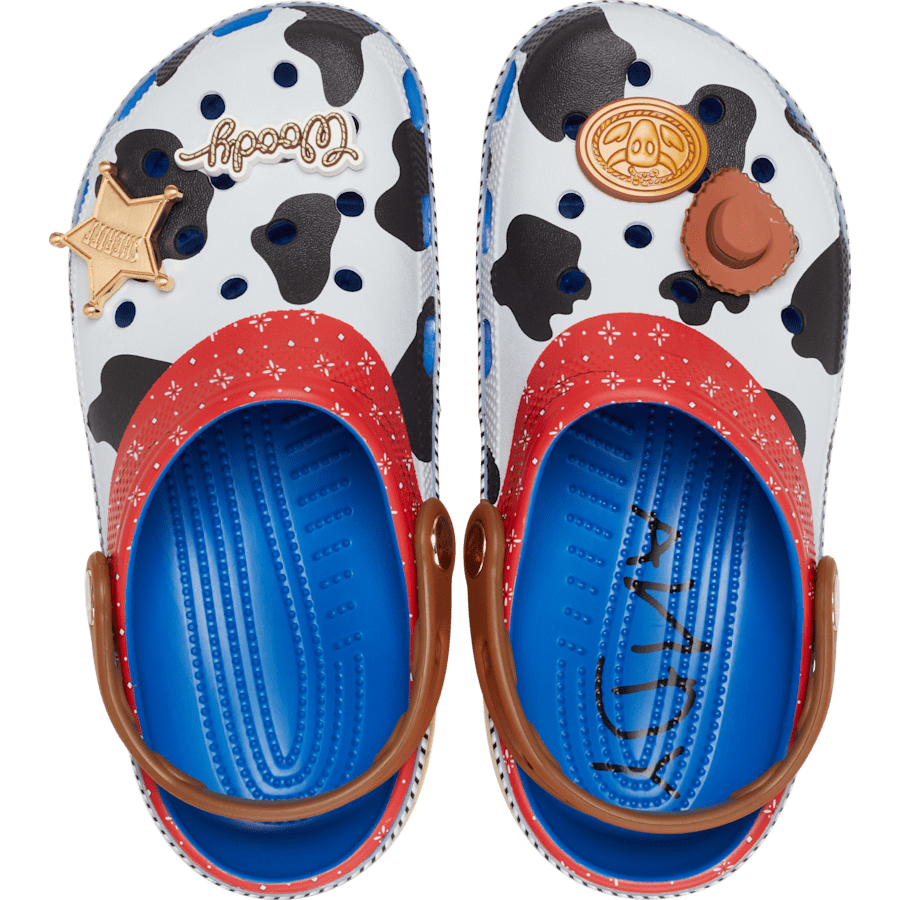 Blue Jean Kids’ Sheriff Woody Classic Clog - Side - Crocs