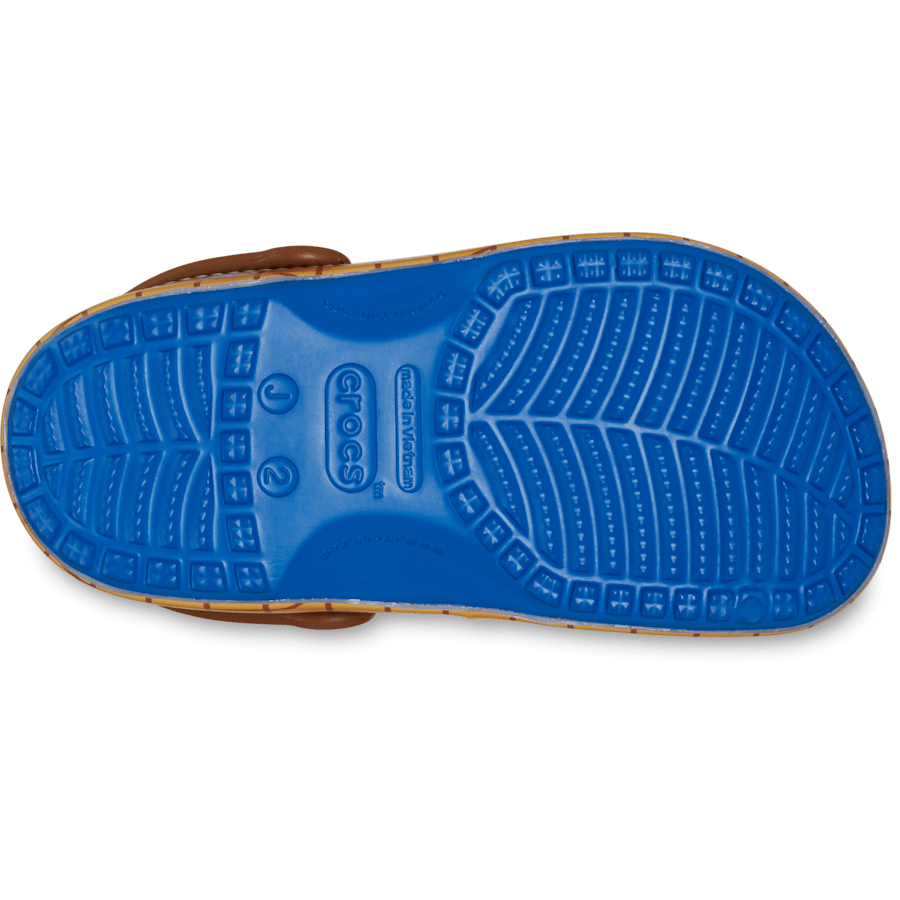 Blue Jean Kids’ Sheriff Woody Classic Clog - Custom Angle - Crocs