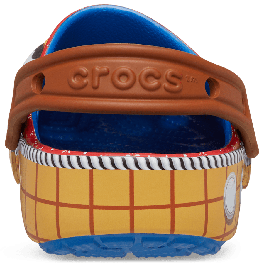 Blue Jean Kids’ Sheriff Woody Classic Clog - Custom Angle - Crocs