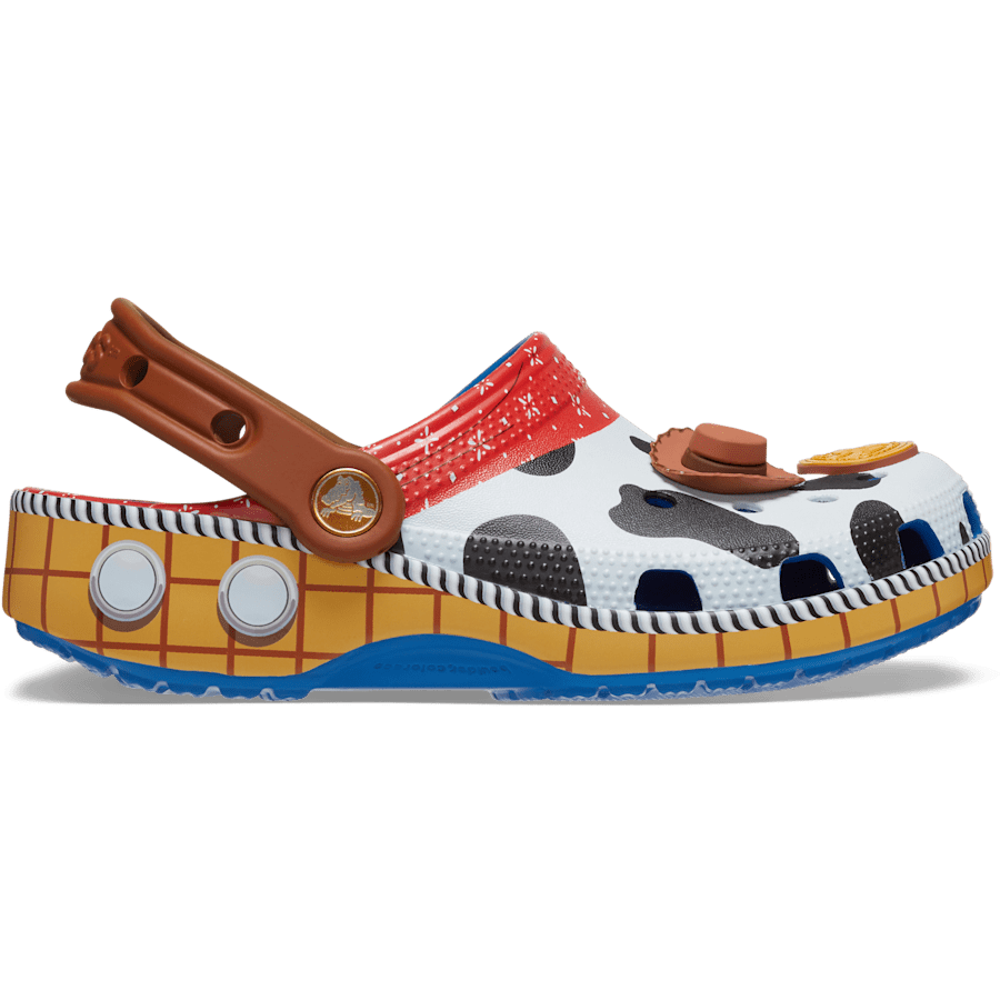 Blue Jean Toddlers' Disney Pixar's Toy Story Woody Classic Clog - Side - Crocs