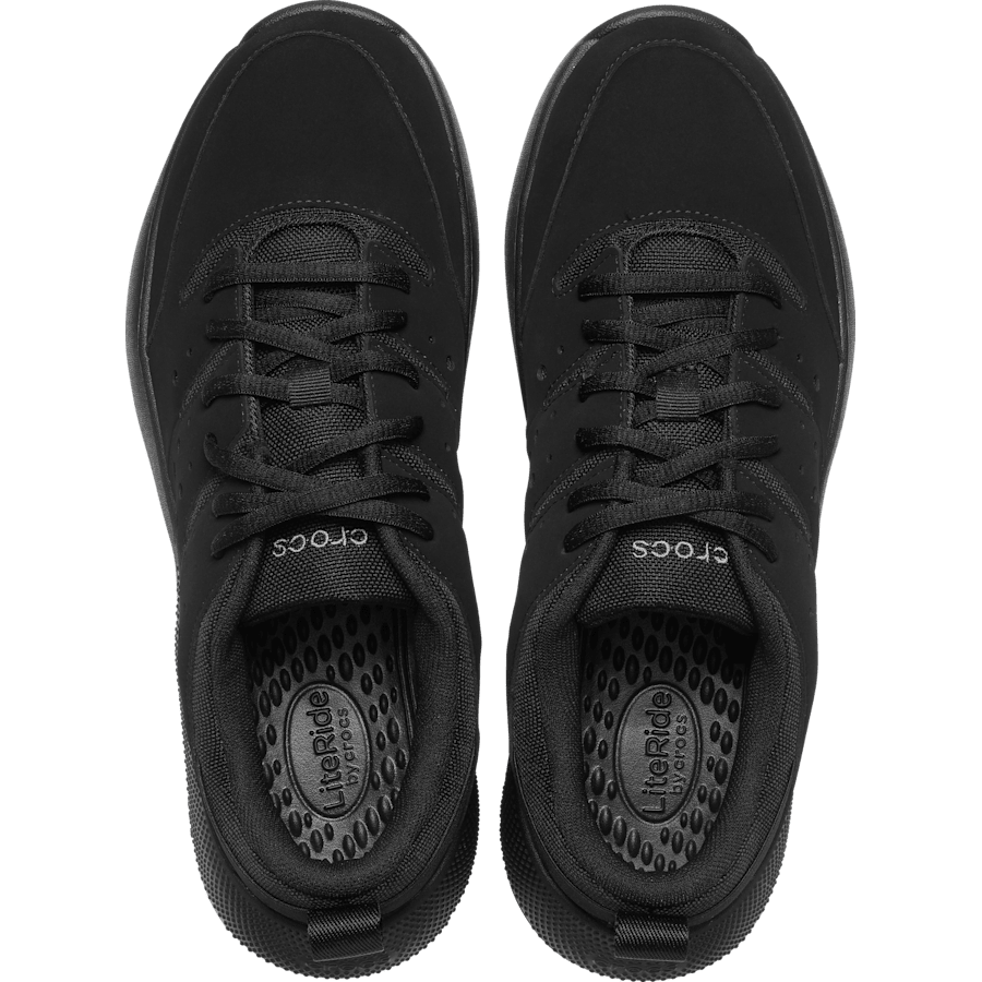 Triple Black Men's On the Clock Work Sneaker - Top - Crocs PFD