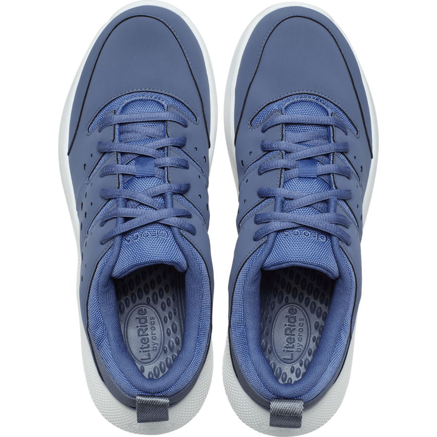 Storm / Bijou Blue Men's On the Clock Work Sneaker - Top - Crocs