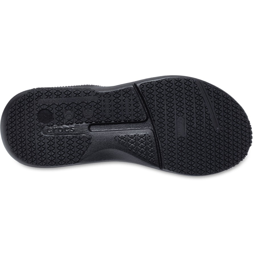 Triple Black Women's On the Clock Work Sneaker - Bottom - Crocs PFD
