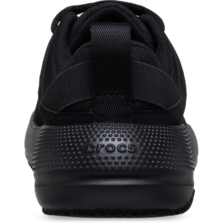 Triple Black Women's On the Clock Work Sneaker - Back - Crocs PFD