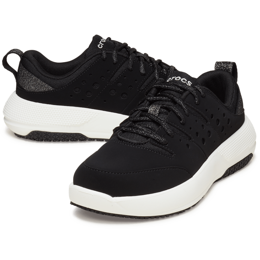 Moonlight/White Women's On the Clock Work Sneaker - Pair - Crocs PFD