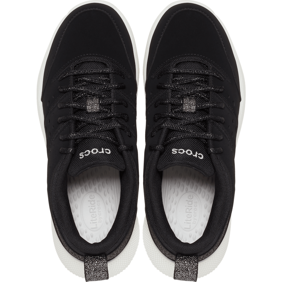 Moonlight/White Women's On the Clock Work Sneaker - Top - Crocs PFD