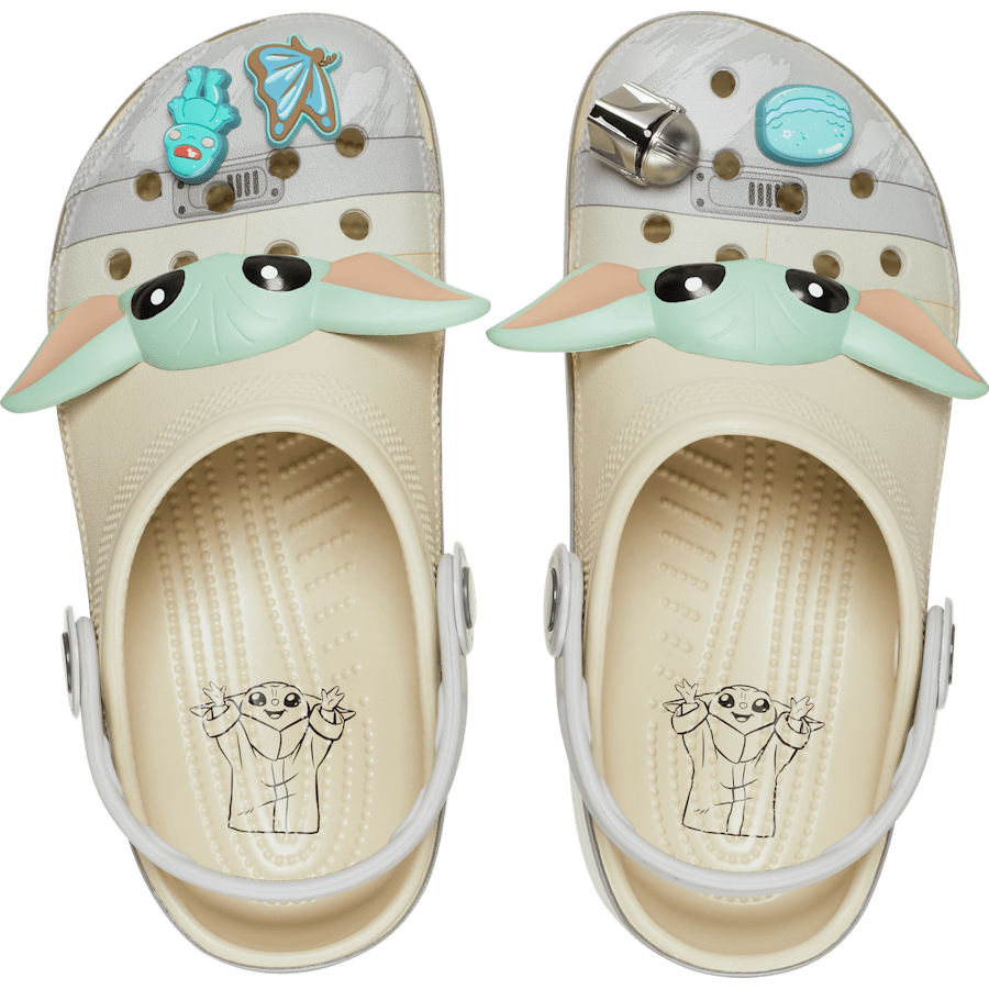 Bone STAR WARS Grogu™ Classic Clog - Side - Crocs