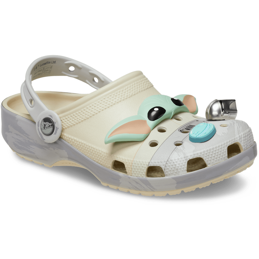 Bone STAR WARS Grogu™ Classic Clog - Angle - Crocs