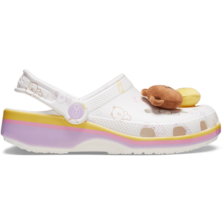 カラー 【12～17.5cm】トドラー  ライン フレンズ クラシック クロッグ - サイド - Crocs