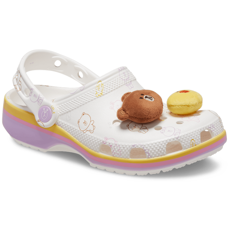 カラー 【12～17.5cm】トドラー  ライン フレンズ クラシック クロッグ - アングル - Crocs