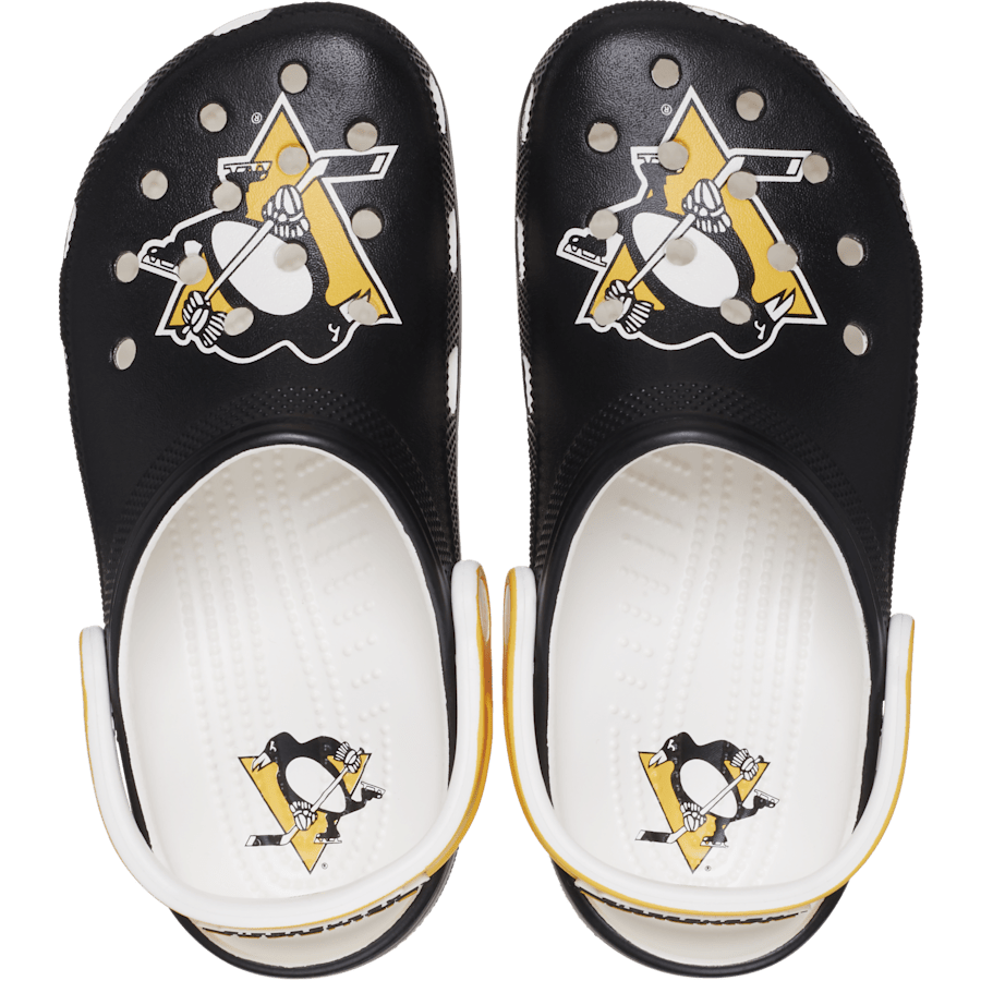 White NHL®  Pittsburgh Penguins®  Classic Clog - Side - Crocs