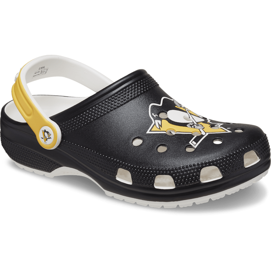 White NHL®  Pittsburgh Penguins®  Classic Clog - Angle - Crocs