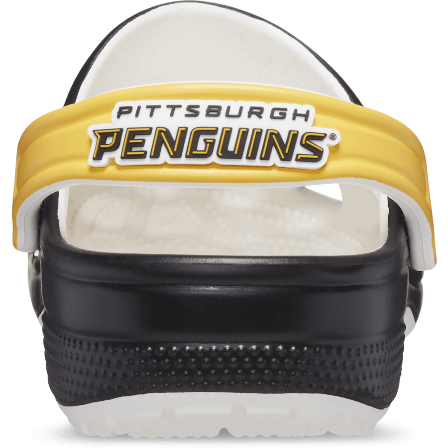 White NHL®  Pittsburgh Penguins®  Classic Clog - Back - Crocs