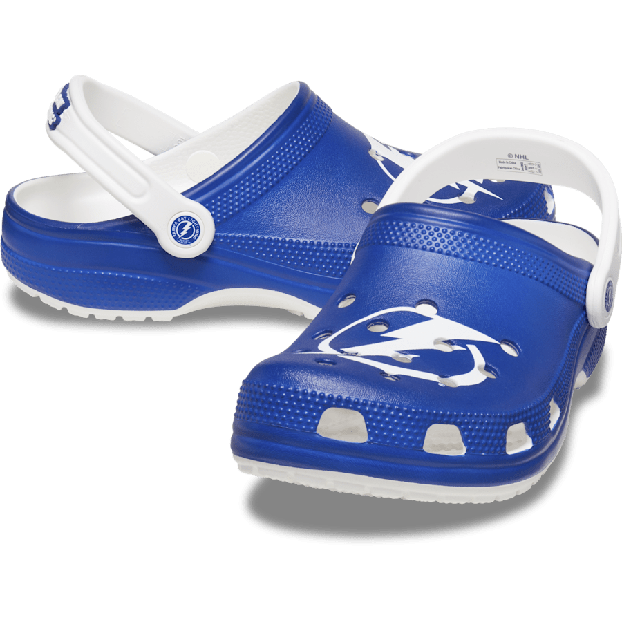 White NHL® Tampa Bay Lightning® Classic Clog - Pair - Crocs