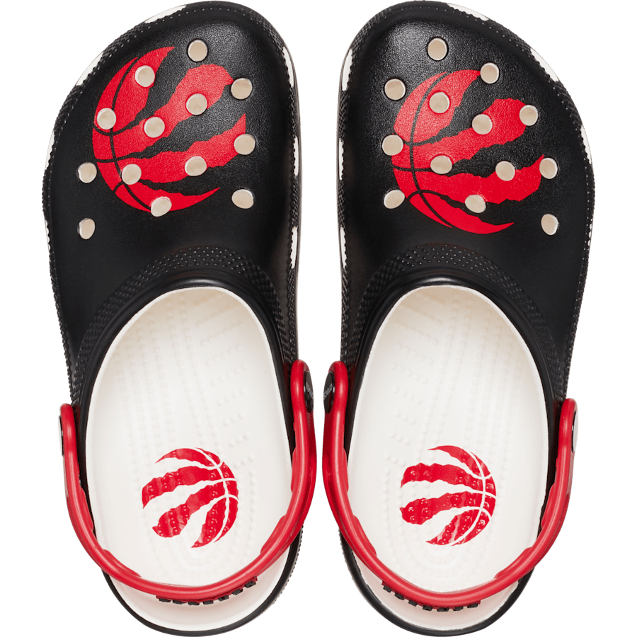 White NBA Toronto Raptors Classic Clog - Top - Crocs