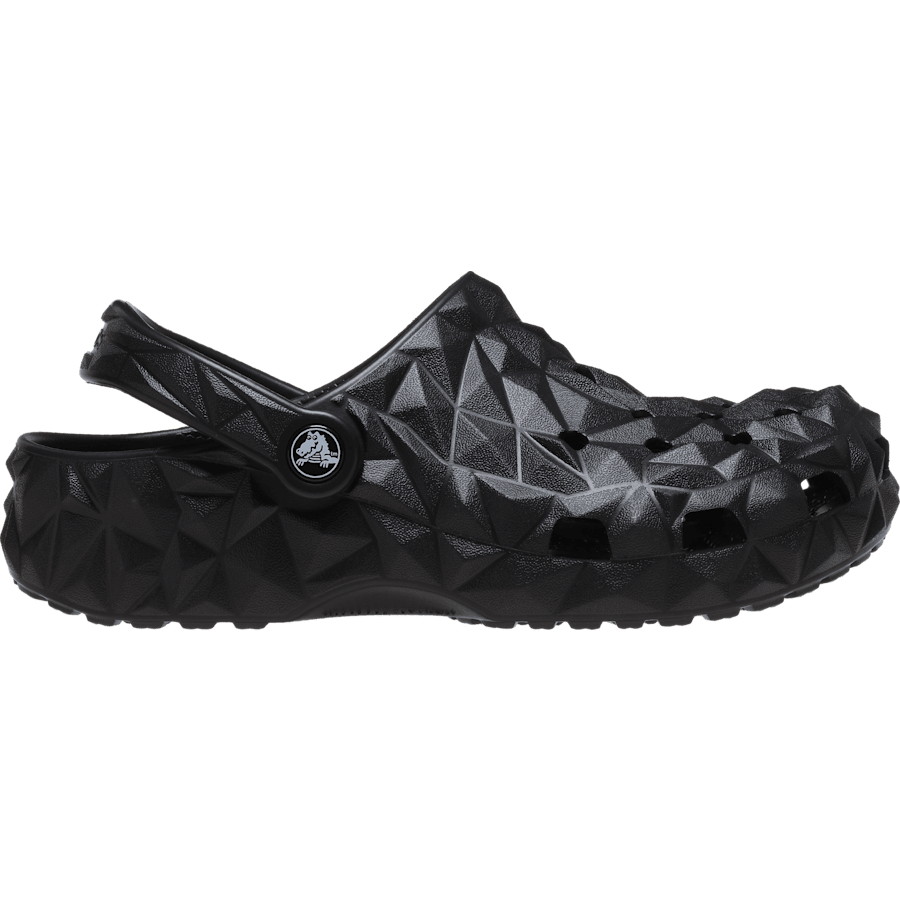 Black Classic Geometric Clog - Side - Crocs