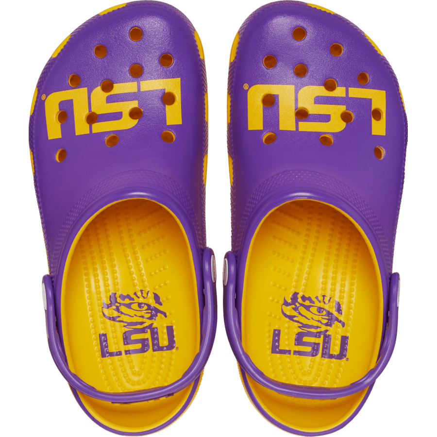 Sunflower LSU Classic Clog - Side - Crocs