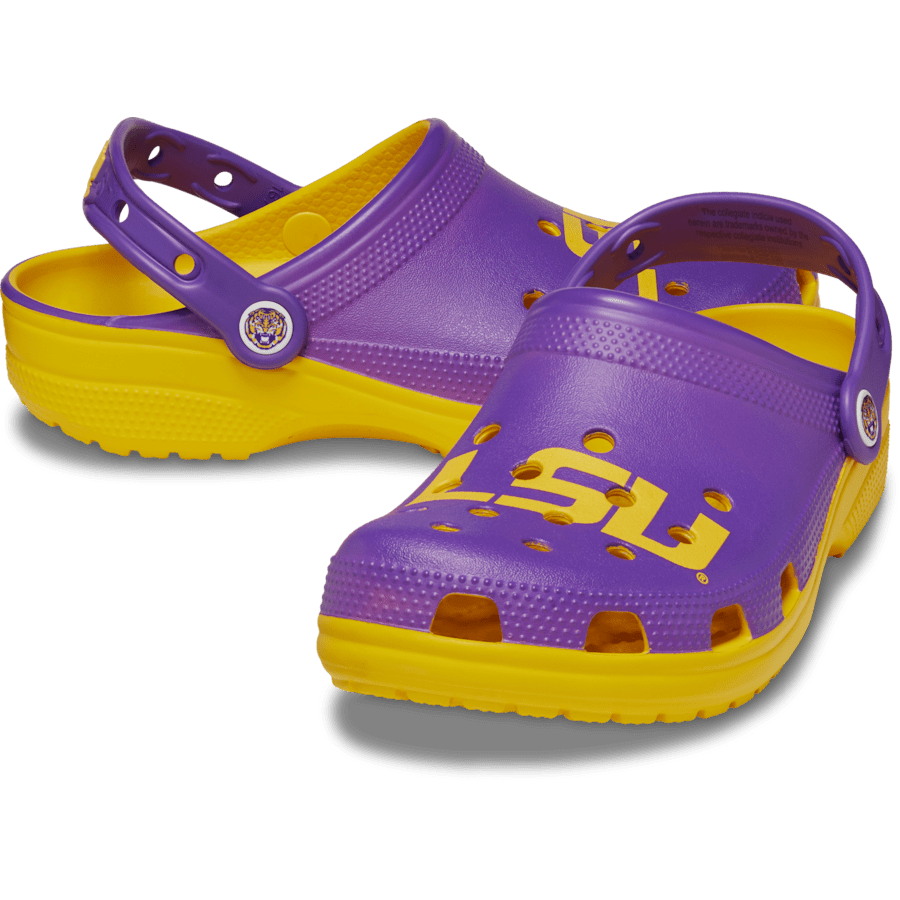 Sunflower LSU Classic Clog - Pair - Crocs