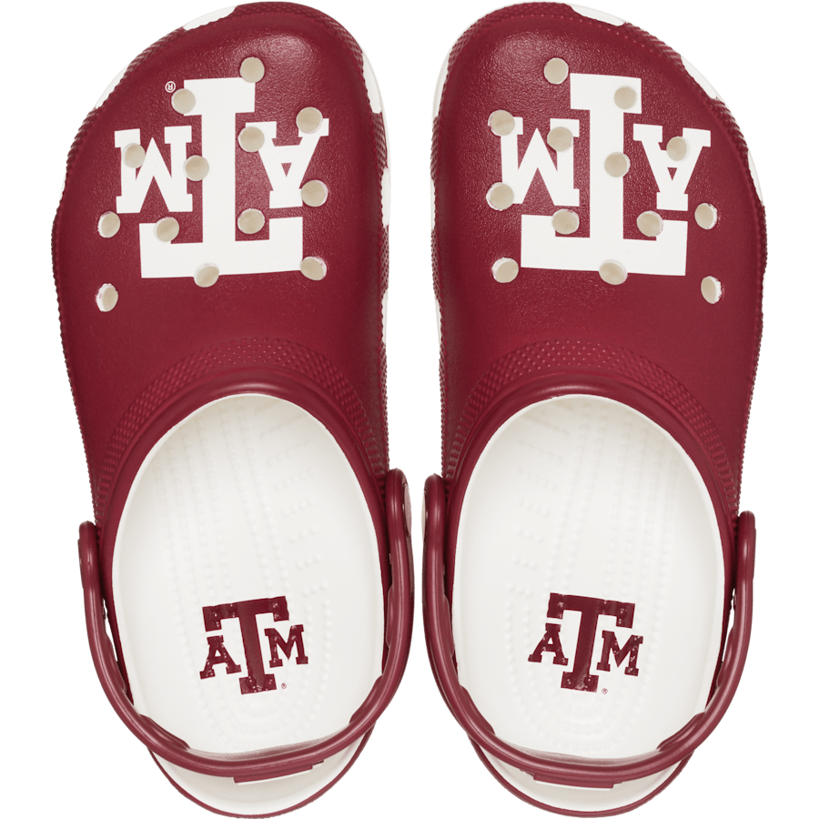 White Texas AM Classic Clog - Side - Crocs