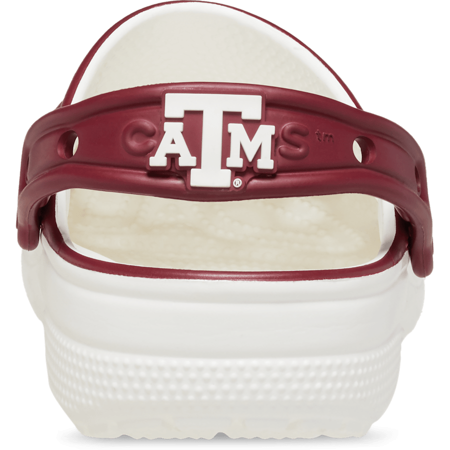 White Texas AM Classic Clog - Back - Crocs