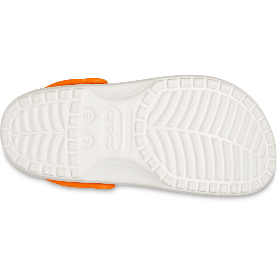 White University of Tennessee Classic Clog - Bottom - Crocs