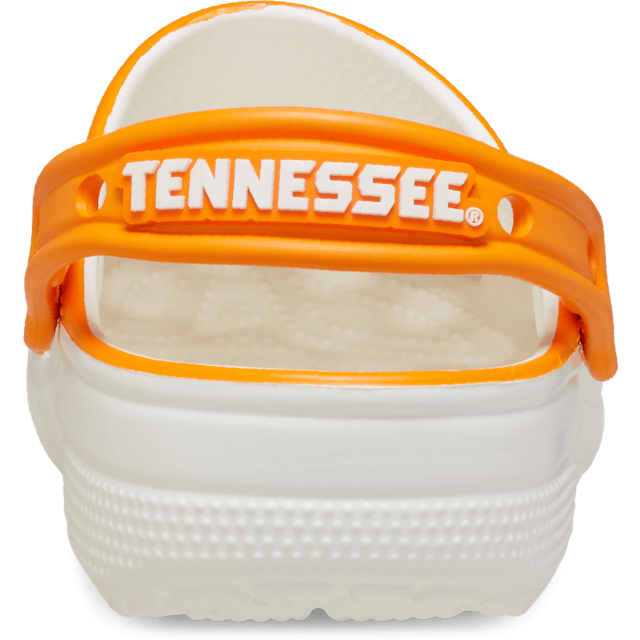 White University of Tennessee Classic Clog - Back - Crocs