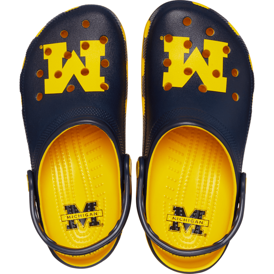 Sunflower University of Michigan Classic Clog - Side - Crocs