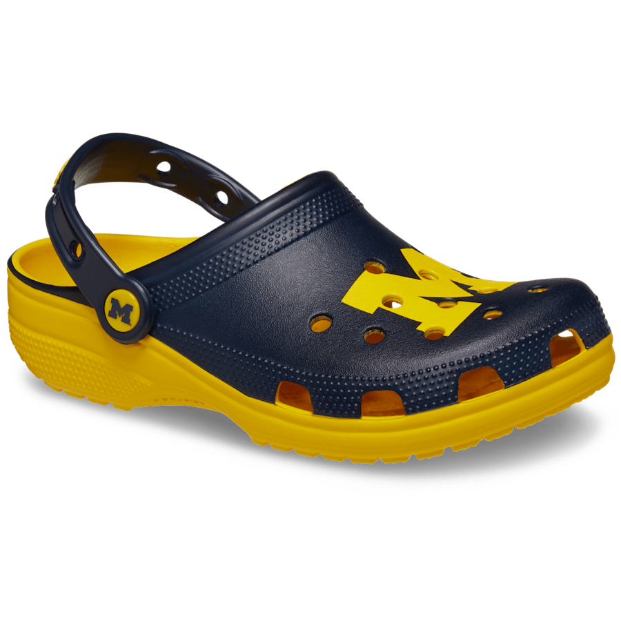 Sunflower University of Michigan Classic Clog - Angle - Crocs