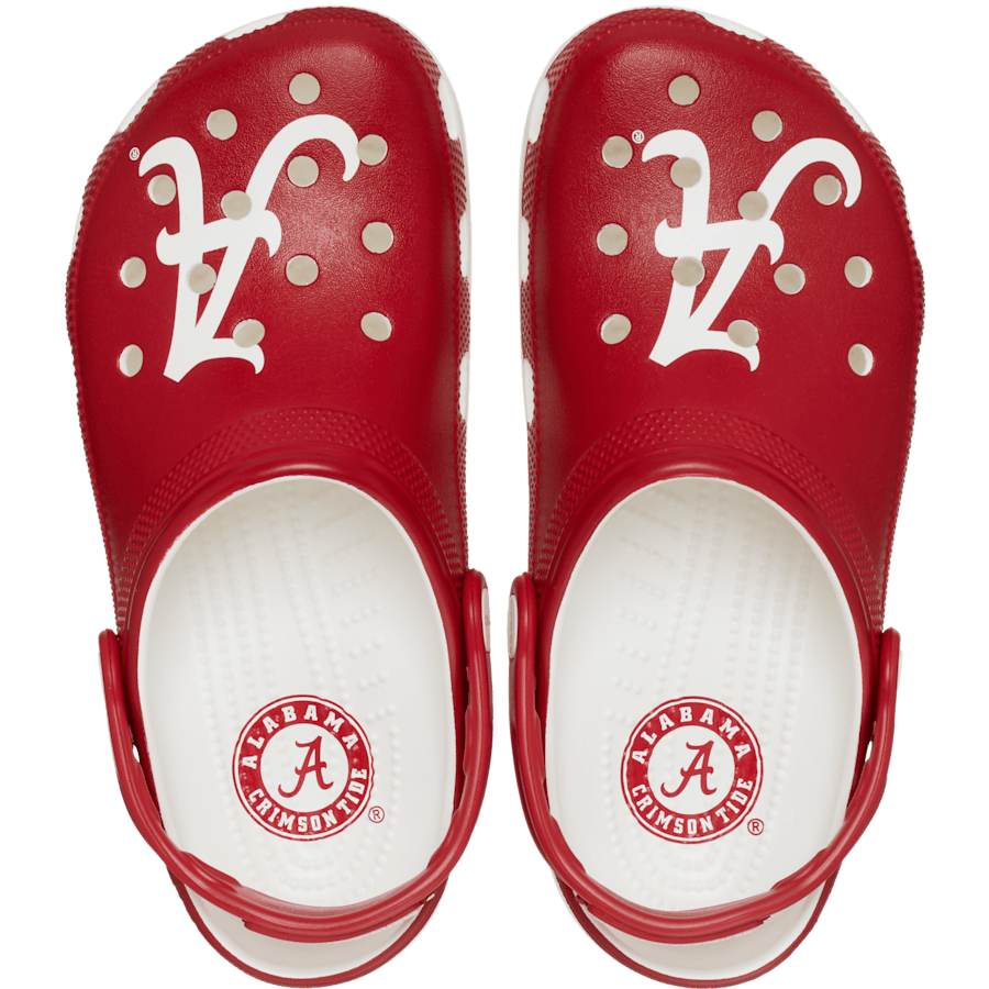 White University of Alabama Classic Clog - Side - Crocs