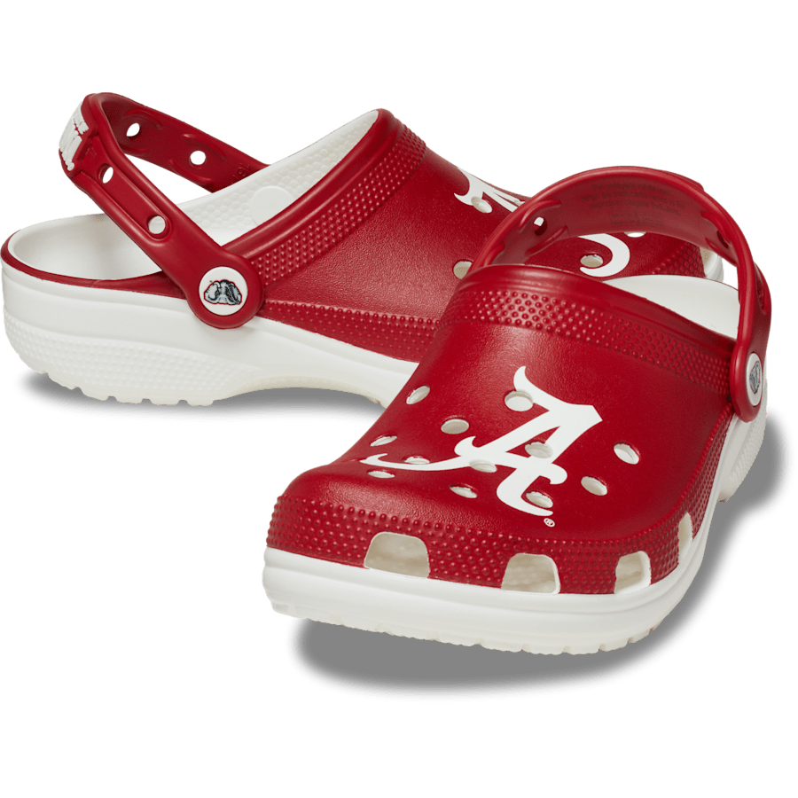 White University of Alabama Classic Clog - Pair - Crocs