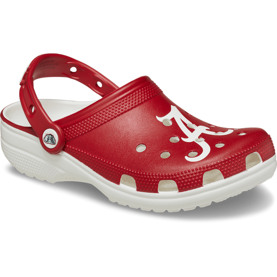White University of Alabama Classic Clog - Angle - Crocs