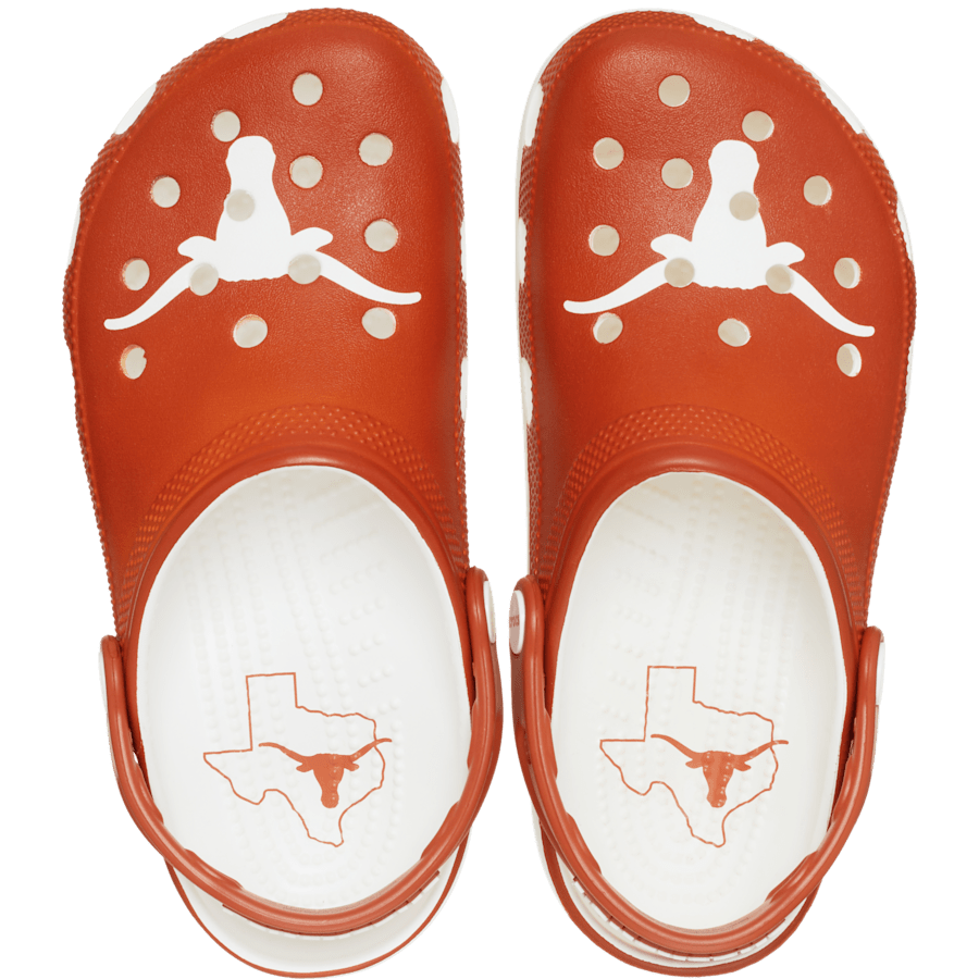 White University of Texas Classic Clog - Side - Crocs