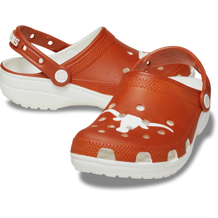 White University of Texas Classic Clog - Pair - Crocs
